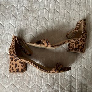 Lane Bryant leopard heels